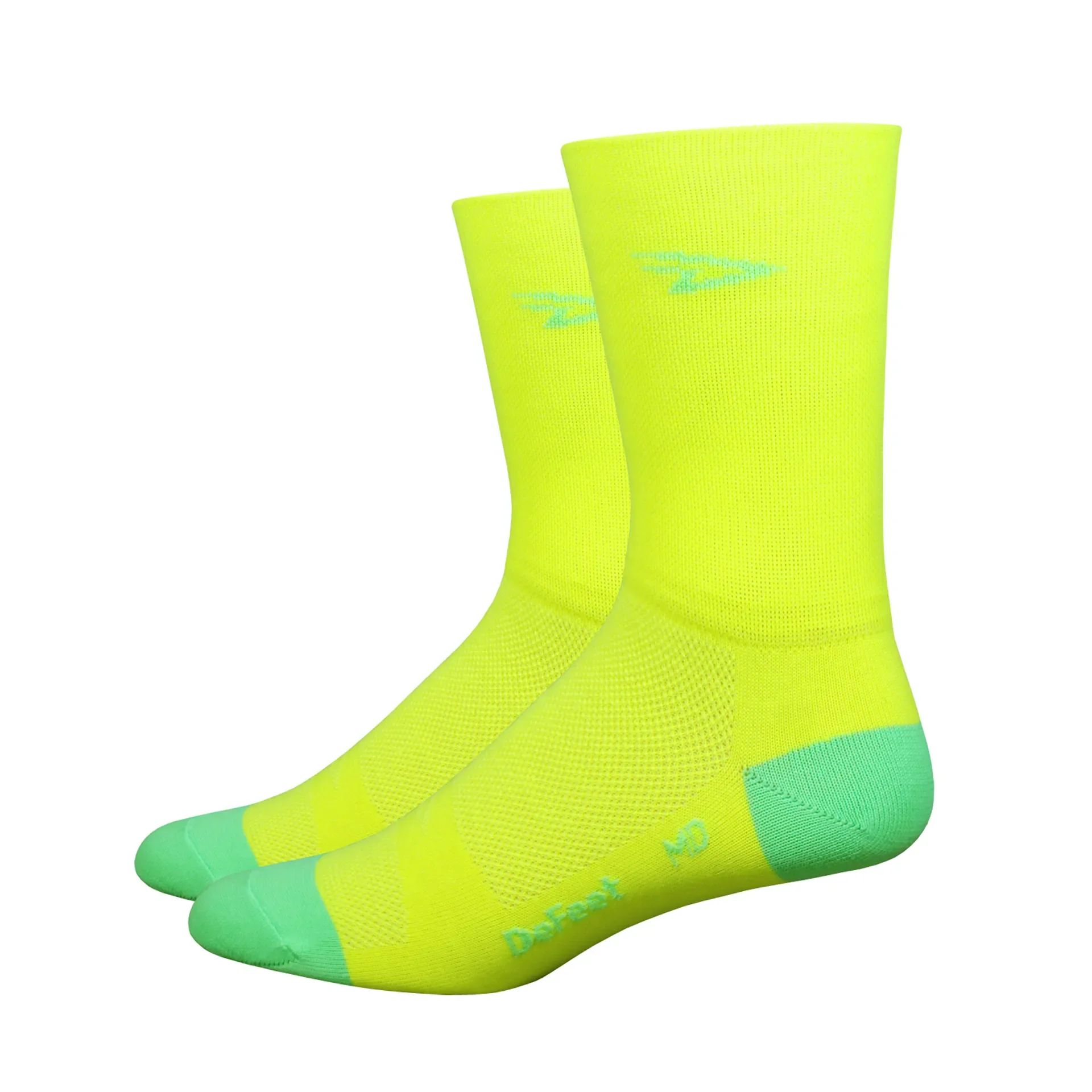 Defeet Aireator 5in Hi-Vis Socks - Image 3