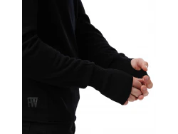Fox Wilson Men's Firle Merino V-Neck Jumper - Black - Image 4