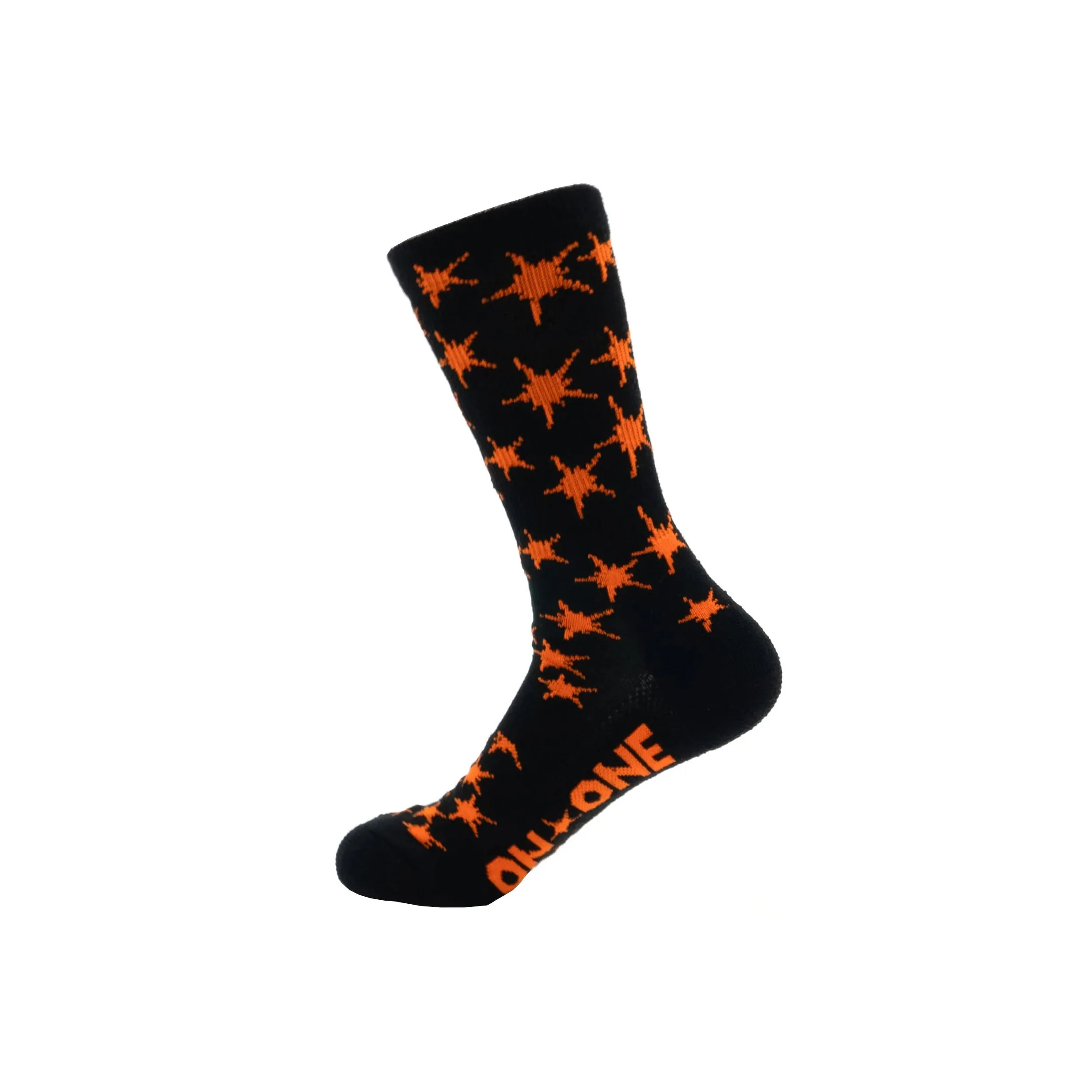 On-One Thicky Merino Socks / Black Splat - Image 3