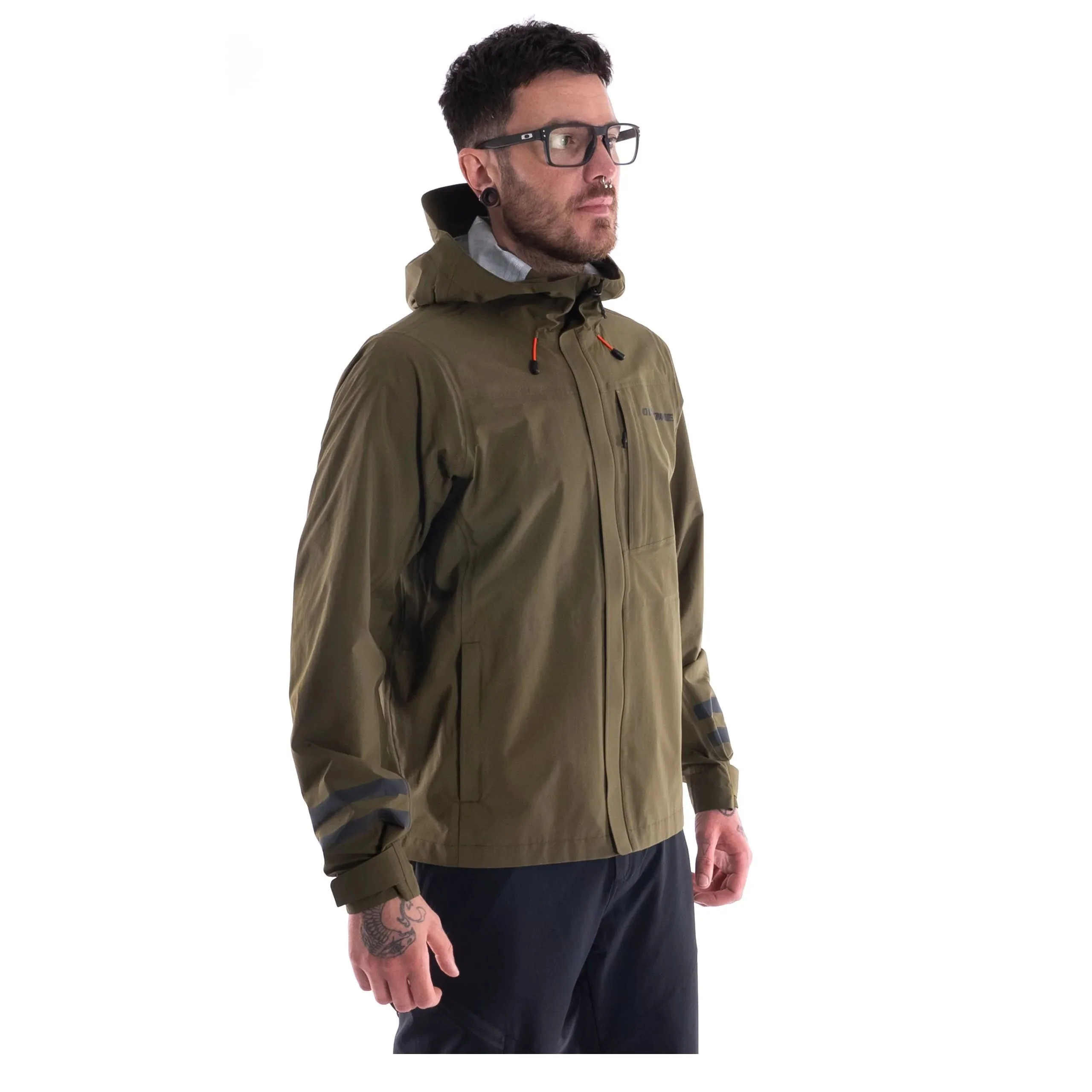 On-One Waterproof MTB Jacket Olive - Image 4