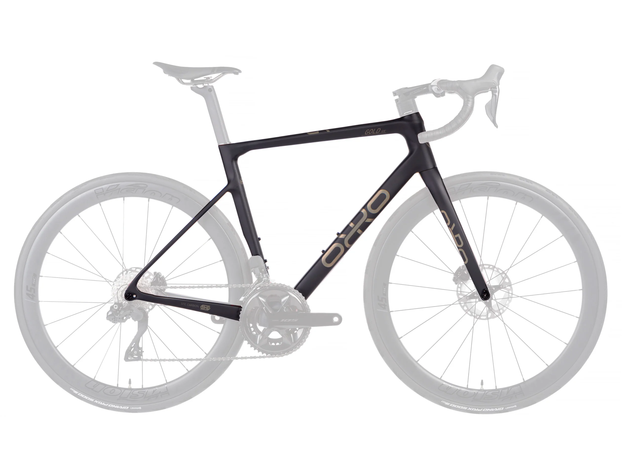 Orro Gold STC Frameset - Stealth Black